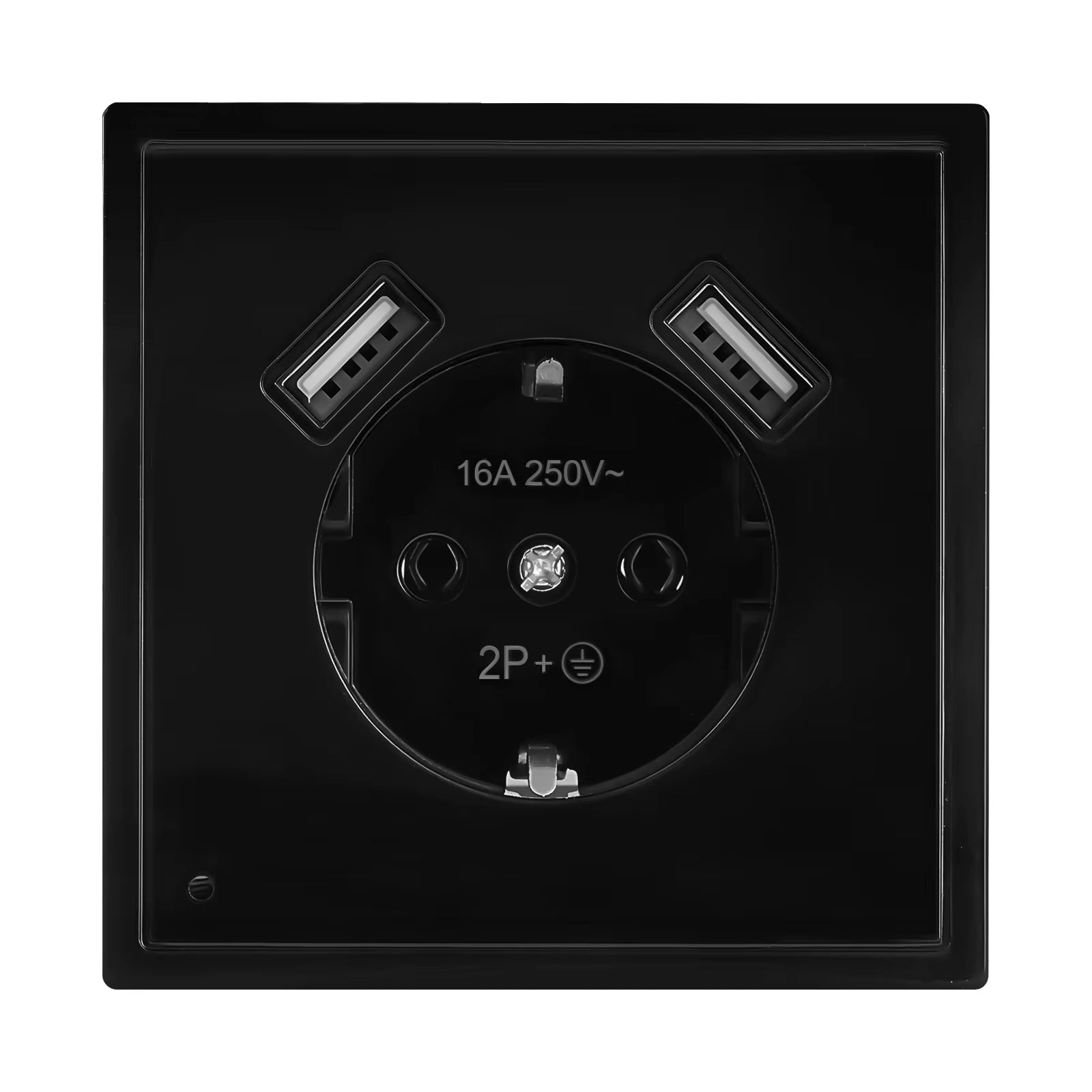 New USB Wall Socket with Sensor Night Light Double USB 5V2A EU Standard Phone Charger JA8