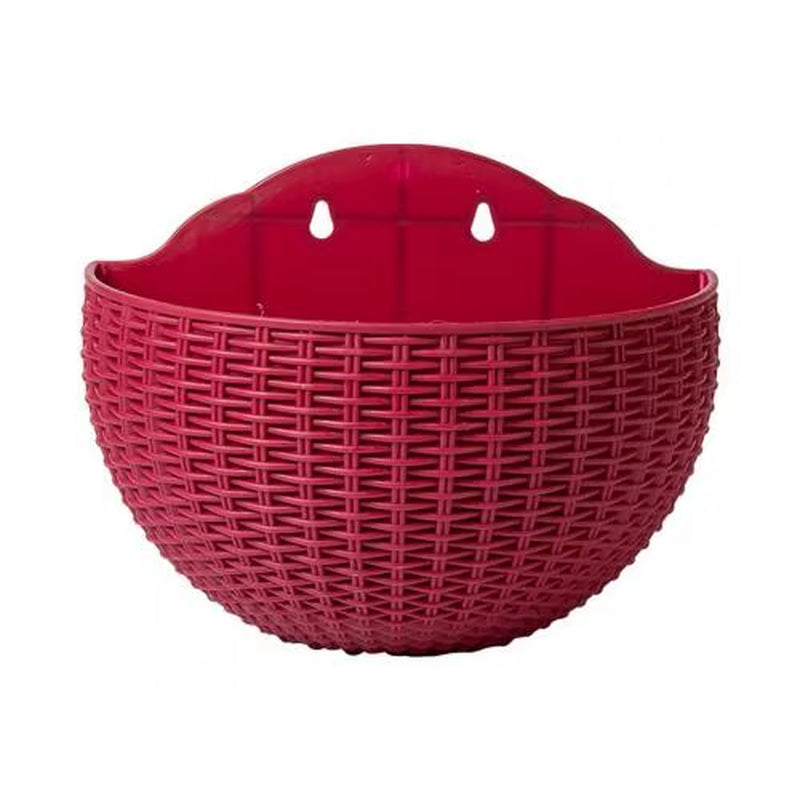 Flower Pot Exquisite Wall-Mounted Plastic Wall Hanging Basket Flowerpot for Outdoor Garden Balcony Planter Bucket Home Decor New