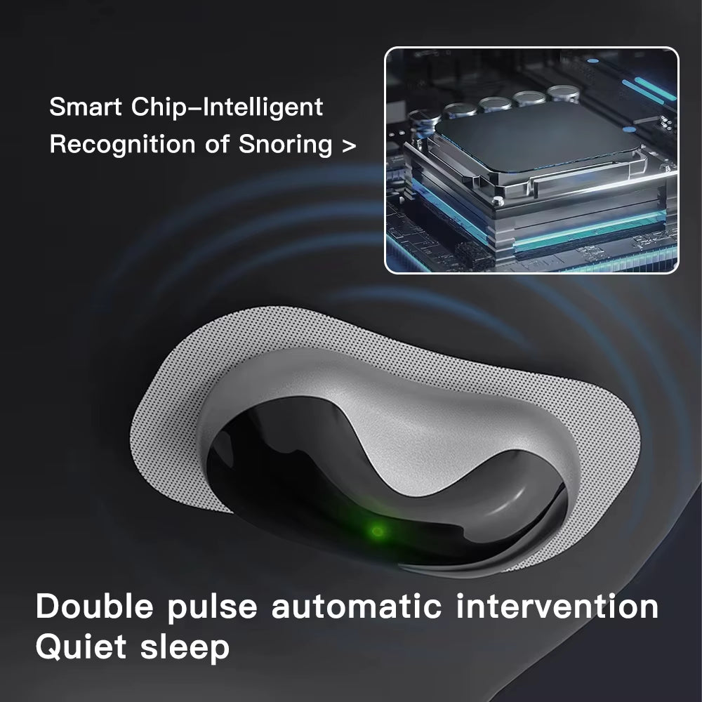 Electric Smart anti Snoring Device Snortium Pro Snoring Stopper anti Ronco Solving Snore Sleep Apnea Aid Noise Reduction
