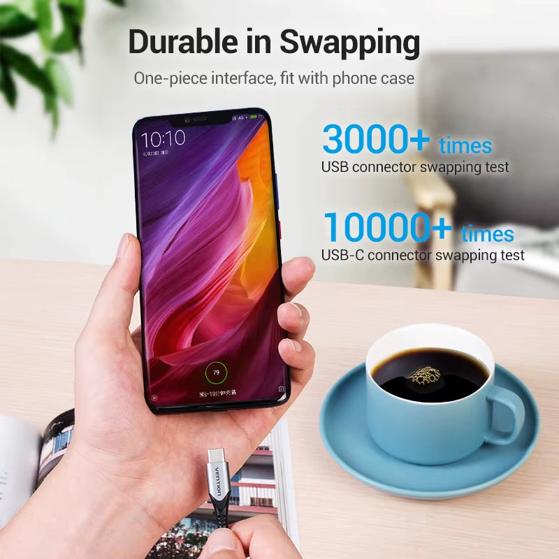 5A USB Type C Cable for Xiaomi Huawei P40 Pro Mate 30 P30 Supercharge 40W USB-C Charger Cable Fast Charging Wire Cord