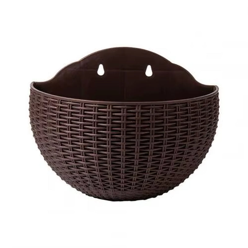 Flower Pot Exquisite Wall-Mounted Plastic Wall Hanging Basket Flowerpot for Outdoor Garden Balcony Planter Bucket Home Decor New