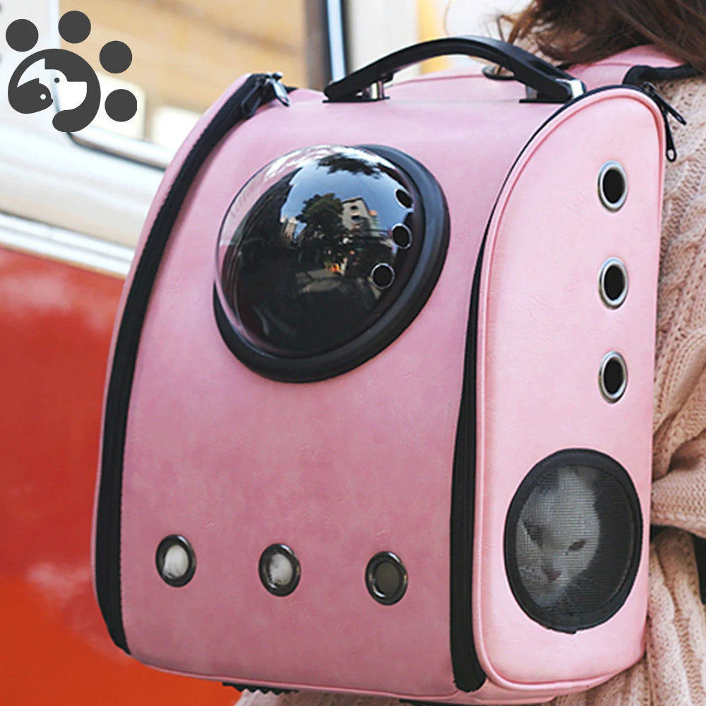 Cat Bags for Pet Outdoor Cats Backpack Window Bag Cat Carrier Capsule Great Ball Bags for Cats Accessories Kitten Outdoor Pet