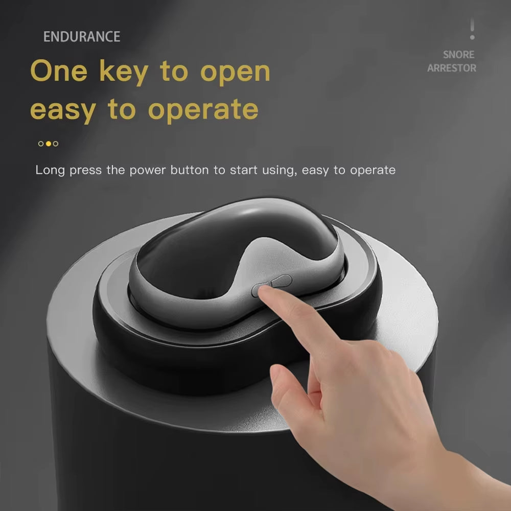 Electric Smart anti Snoring Device Snortium Pro Snoring Stopper anti Ronco Solving Snore Sleep Apnea Aid Noise Reduction