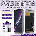 Choice OLED for  X XR XS MAX 11 11 Pro 12Pro 12 LCD Display Screen Digitizer for  12 Mini 13 14 Pro Max 15 Incell