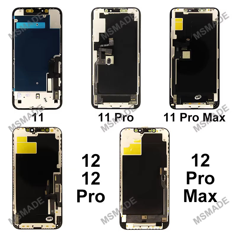 Choice OLED for  X XR XS MAX 11 11 Pro 12Pro 12 LCD Display Screen Digitizer for  12 Mini 13 14 Pro Max 15 Incell