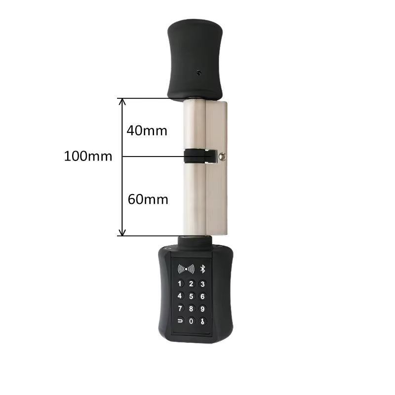 Ttlock Bluetooh Cylinder Smart Lock Remote Control Keyless Electronic Door Lock APP Wifi Digital Code RFID Card Lock