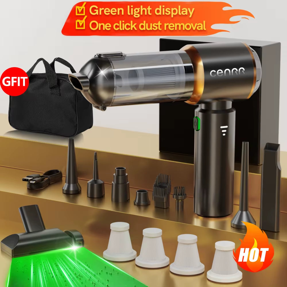 998000PA Car Vacuum Cleaner Strong Suction Cordless Wireless Cleaner Handheld Portable Vacuum Cleaner Cleaning Machine