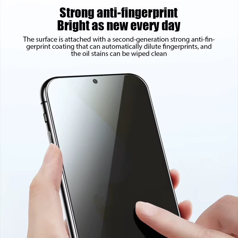 4PCS Anti-Spy Tempered Glass for Samsung S21 S20 FE 5G A72 A52 A32 A70 A50 A40 Privacy Screen Protector for A73 A53 A33 A23 5G