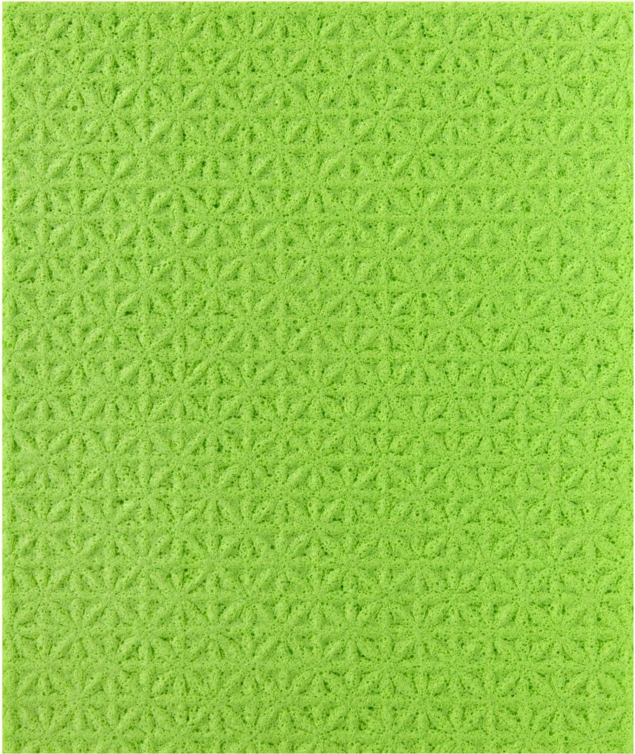 - Carréponge - 4 Éponges Plates Résistantes Et Flexibles - Protection Anti-Bactéries