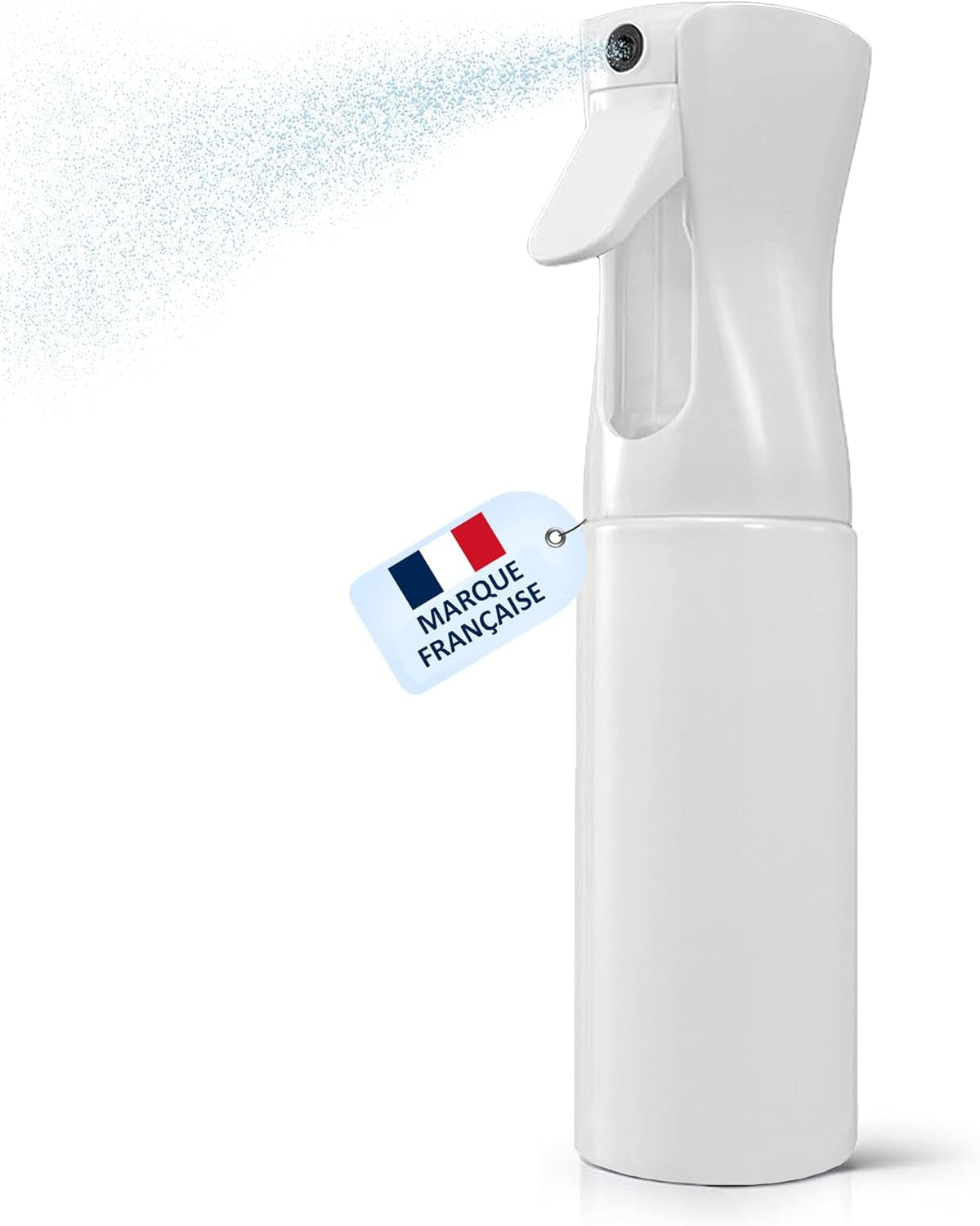 Brumisateur D’Eau Rechargeable – Vaporisateur Cheveux - Brumisateur Rechargeable 300 Ml - Brumisateur Visage - Vaporisateur Rechargeable (Blanc 300Ml)
