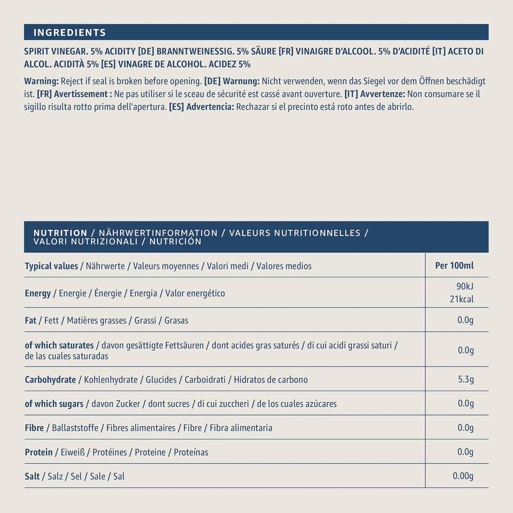 Vinaigre D'Alcool, 1L