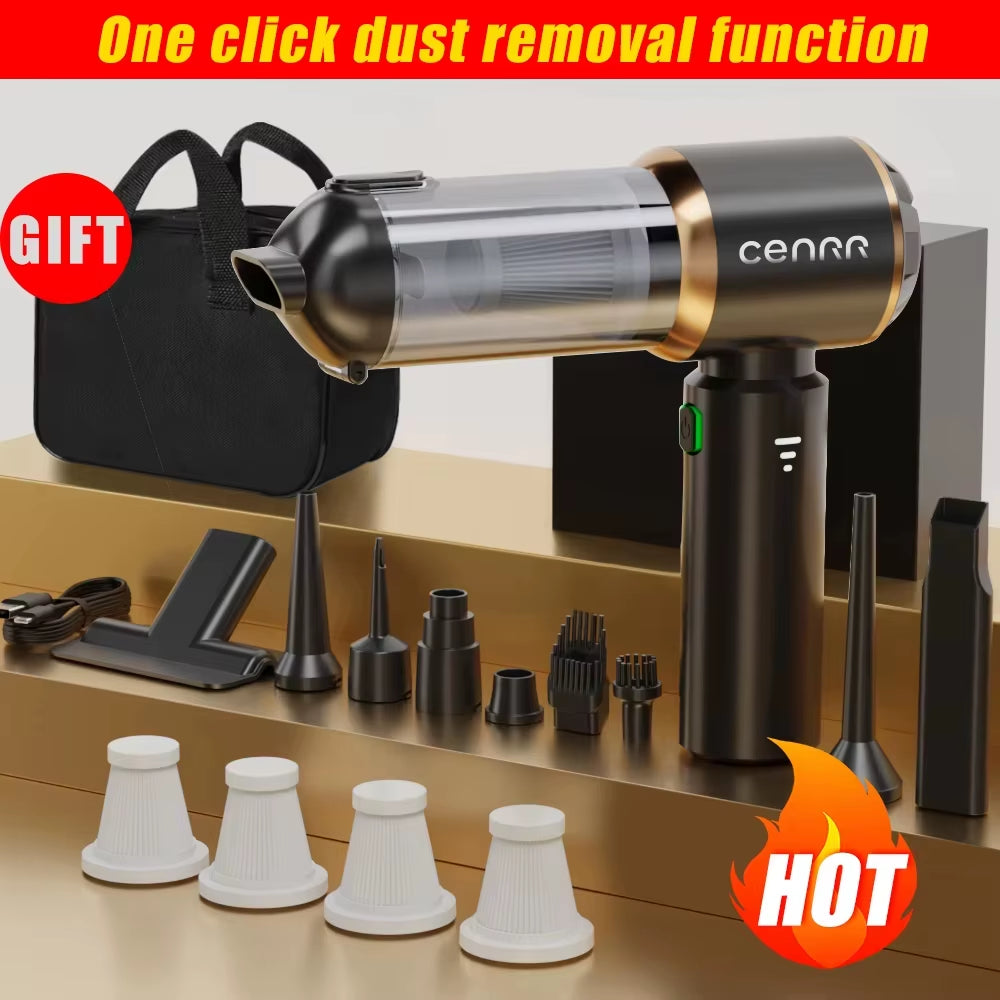 998000PA Car Vacuum Cleaner Strong Suction Cordless Wireless Cleaner Handheld Portable Vacuum Cleaner Cleaning Machine