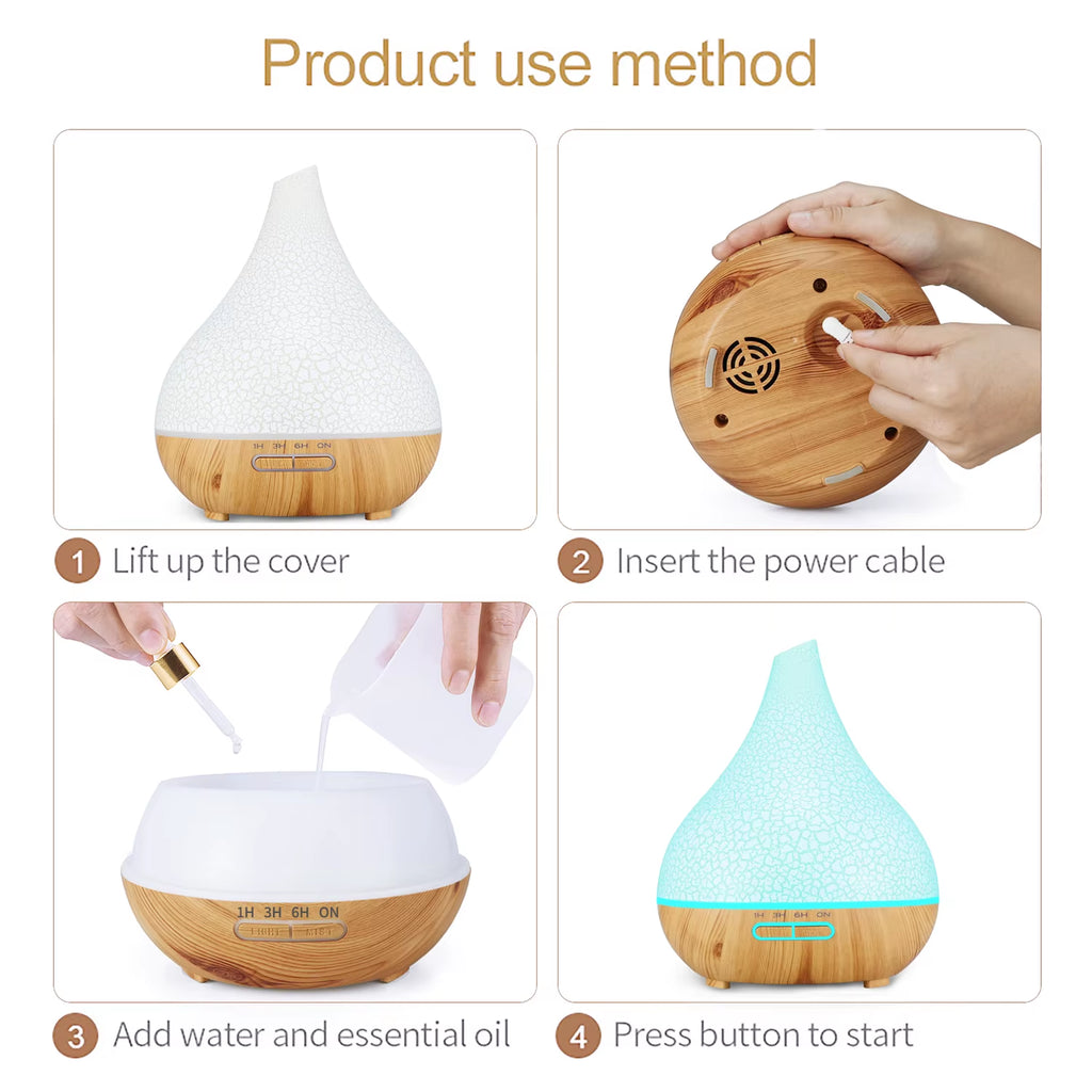 Tuya Wifi Smart Humidifier Essential Oil Diffuser Aromatherapy Ultrasonic Air Humidifiers Aroma Diffuser Work with Google Home