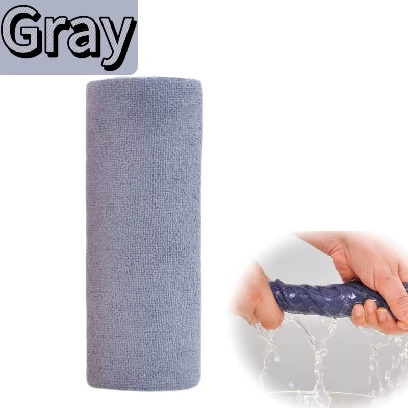 Reusable Cleaning Wipe Household Kitchen Cloth Microfiber Towel Rolls Dish Rags Wash Paper Towel Replacement 1 Roll of 20 Sheets