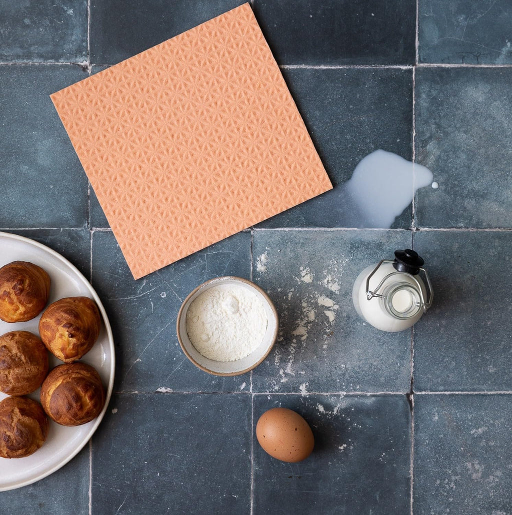 - Carréponge - 4 Éponges Plates Résistantes Et Flexibles - Protection Anti-Bactéries