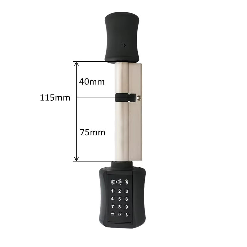 Ttlock Bluetooh Cylinder Smart Lock Remote Control Keyless Electronic Door Lock APP Wifi Digital Code RFID Card Lock
