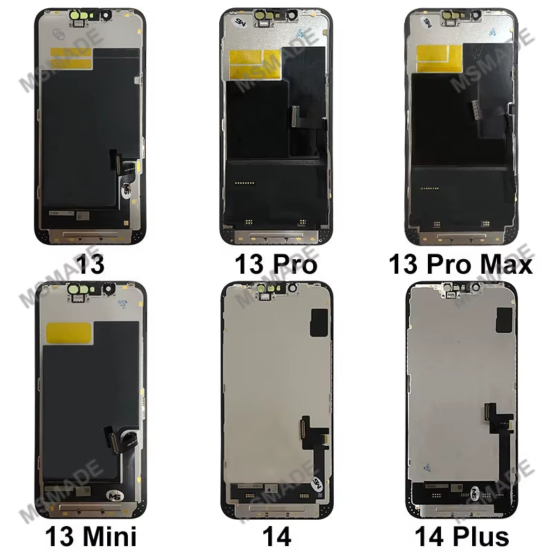 Choice OLED for  X XR XS MAX 11 11 Pro 12Pro 12 LCD Display Screen Digitizer for  12 Mini 13 14 Pro Max 15 Incell