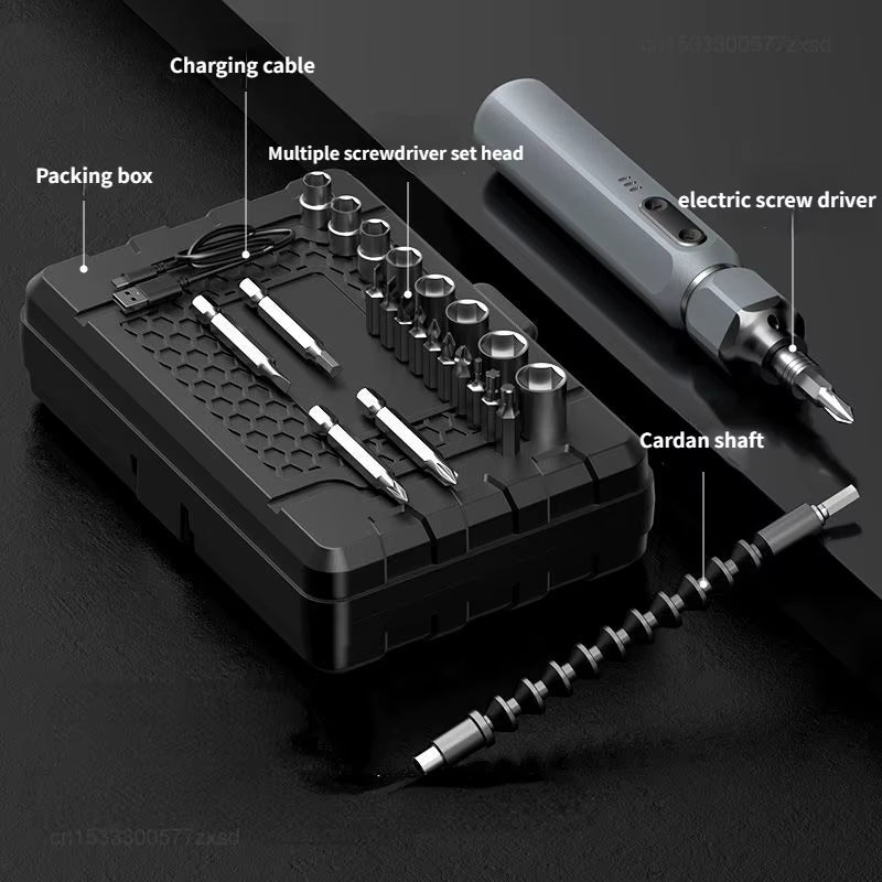 Xiaomi OULAIDE Electric Screwdriver Set Lithium Battery Rechargeable Household Maintenance Repai Mini Portable Rechargeable Tool