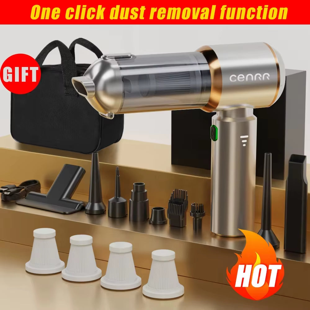 998000PA Car Vacuum Cleaner Strong Suction Cordless Wireless Cleaner Handheld Portable Vacuum Cleaner Cleaning Machine