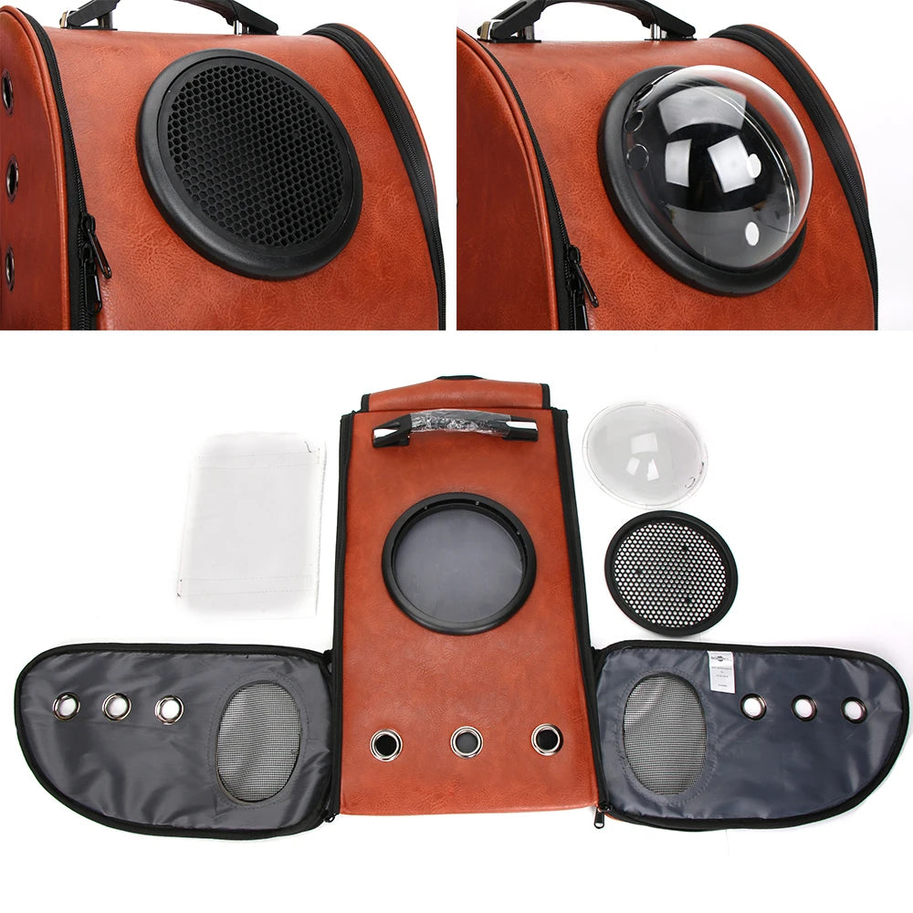 Cat Bags for Pet Outdoor Cats Backpack Window Bag Cat Carrier Capsule Great Ball Bags for Cats Accessories Kitten Outdoor Pet