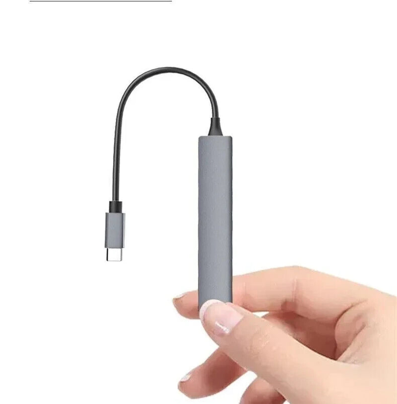Adapter USB C HUB Type 4Port High Speed Multi USB Splitter for PC Laptop Macbook