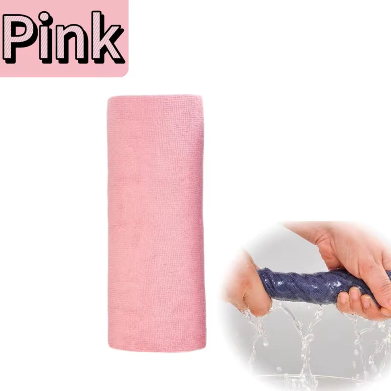 Reusable Cleaning Wipe Household Kitchen Cloth Microfiber Towel Rolls Dish Rags Wash Paper Towel Replacement 1 Roll of 20 Sheets