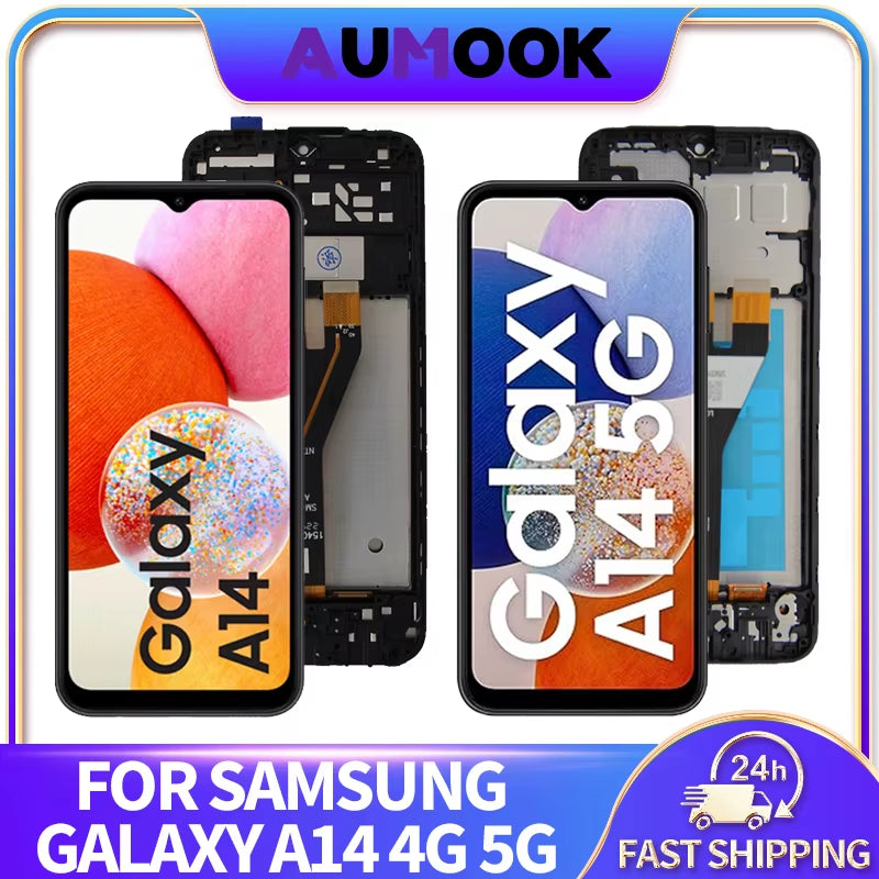 LCD Display for  Galaxy A14 4G 5G A145F A145P A146B A146P A146U LCD Display Touch Screen Digitizer Assembly Panel Replace