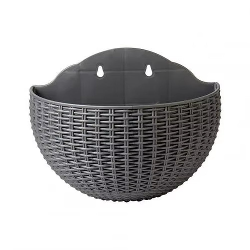 Flower Pot Exquisite Wall-Mounted Plastic Wall Hanging Basket Flowerpot for Outdoor Garden Balcony Planter Bucket Home Decor New