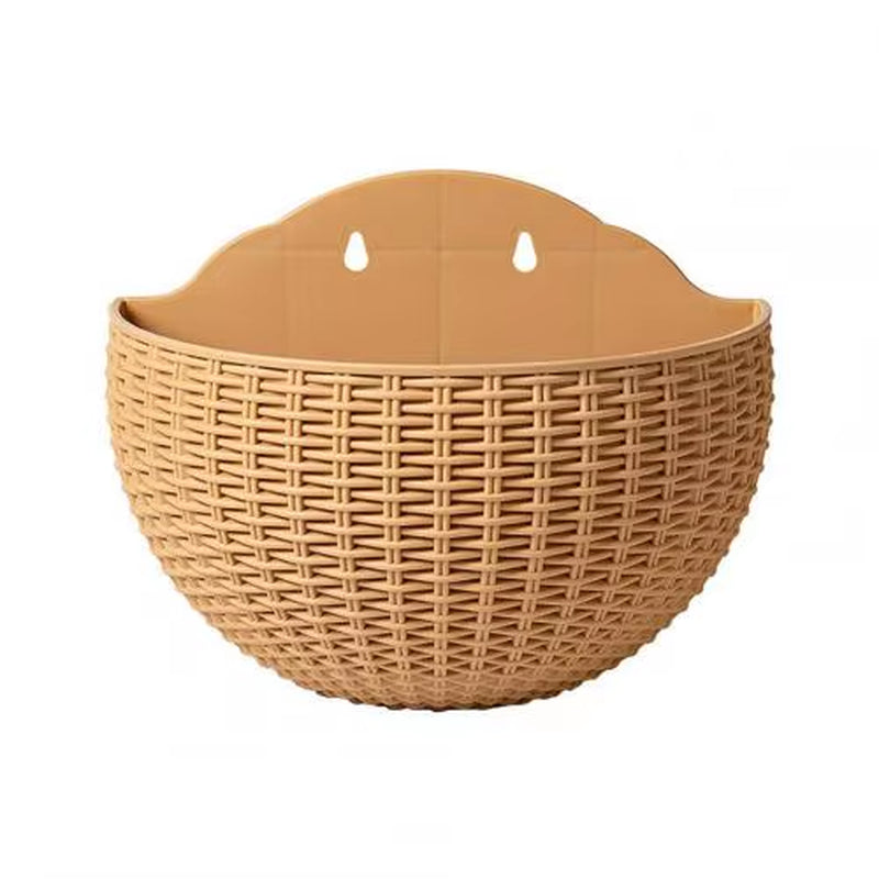 Flower Pot Exquisite Wall-Mounted Plastic Wall Hanging Basket Flowerpot for Outdoor Garden Balcony Planter Bucket Home Decor New