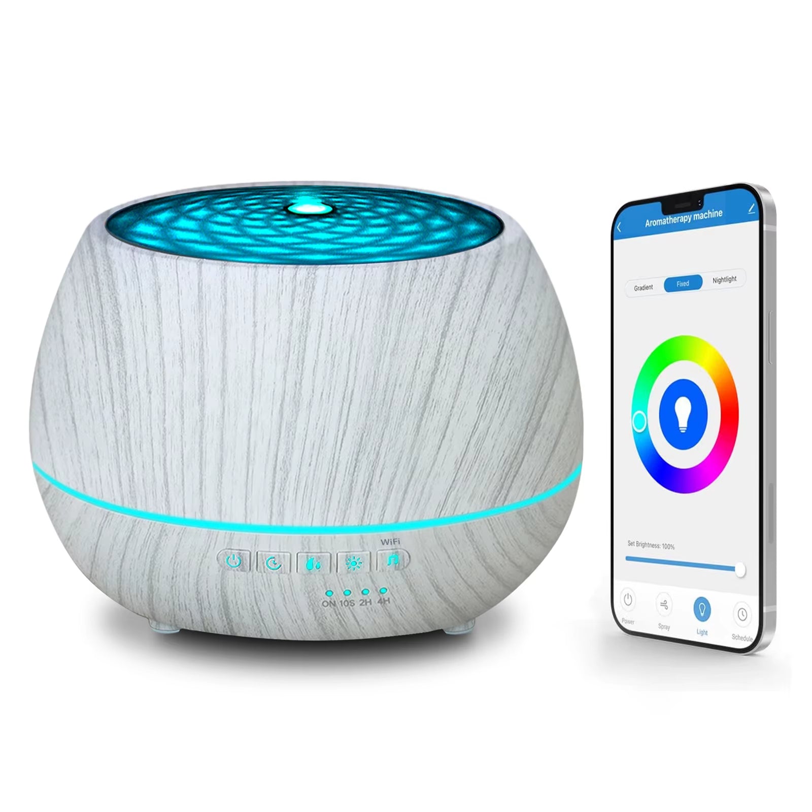 Tuya Wifi Smart Humidifier Essential Oil Diffuser Aromatherapy Ultrasonic Air Humidifiers Aroma Diffuser Work with Google Home
