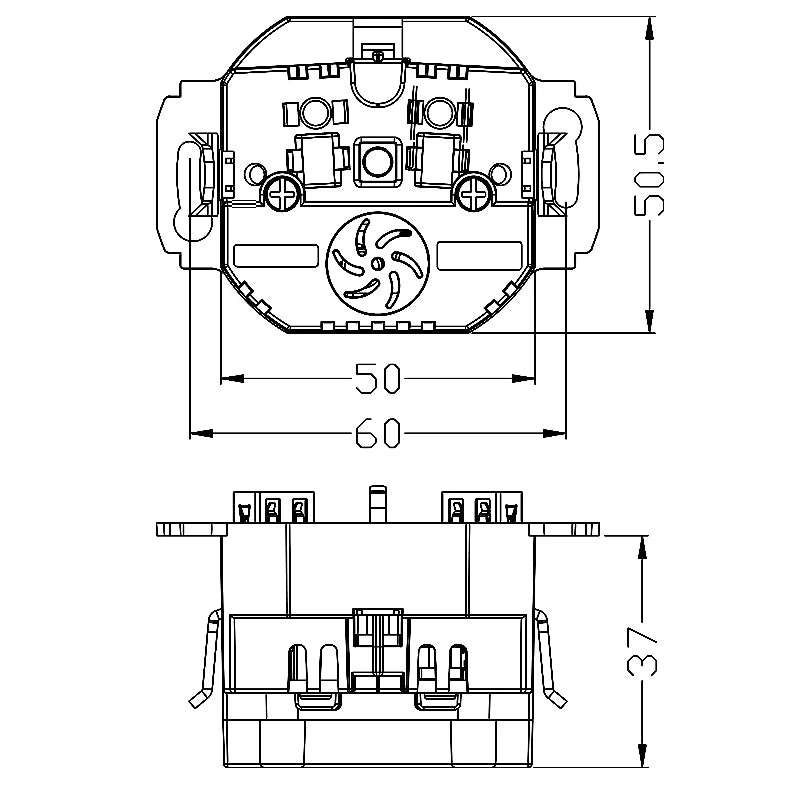 New USB Wall Socket with Sensor Night Light Double USB 5V2A EU Standard Phone Charger JA8