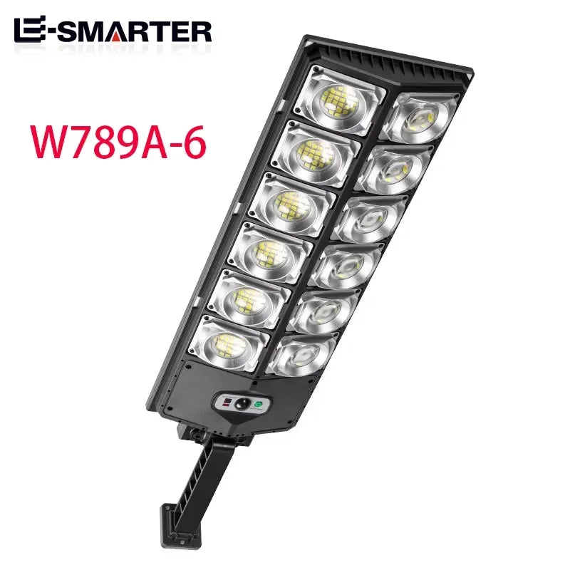 Outdoor Solar LED Lights Waterproof 8000 Lm Super Bright Wall Lamp with Motion Sensor Remote Control Garden Street Light