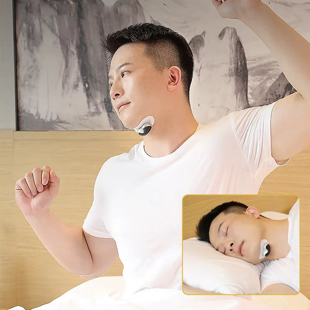 Electric Smart anti Snoring Device Snortium Pro Snoring Stopper anti Ronco Solving Snore Sleep Apnea Aid Noise Reduction